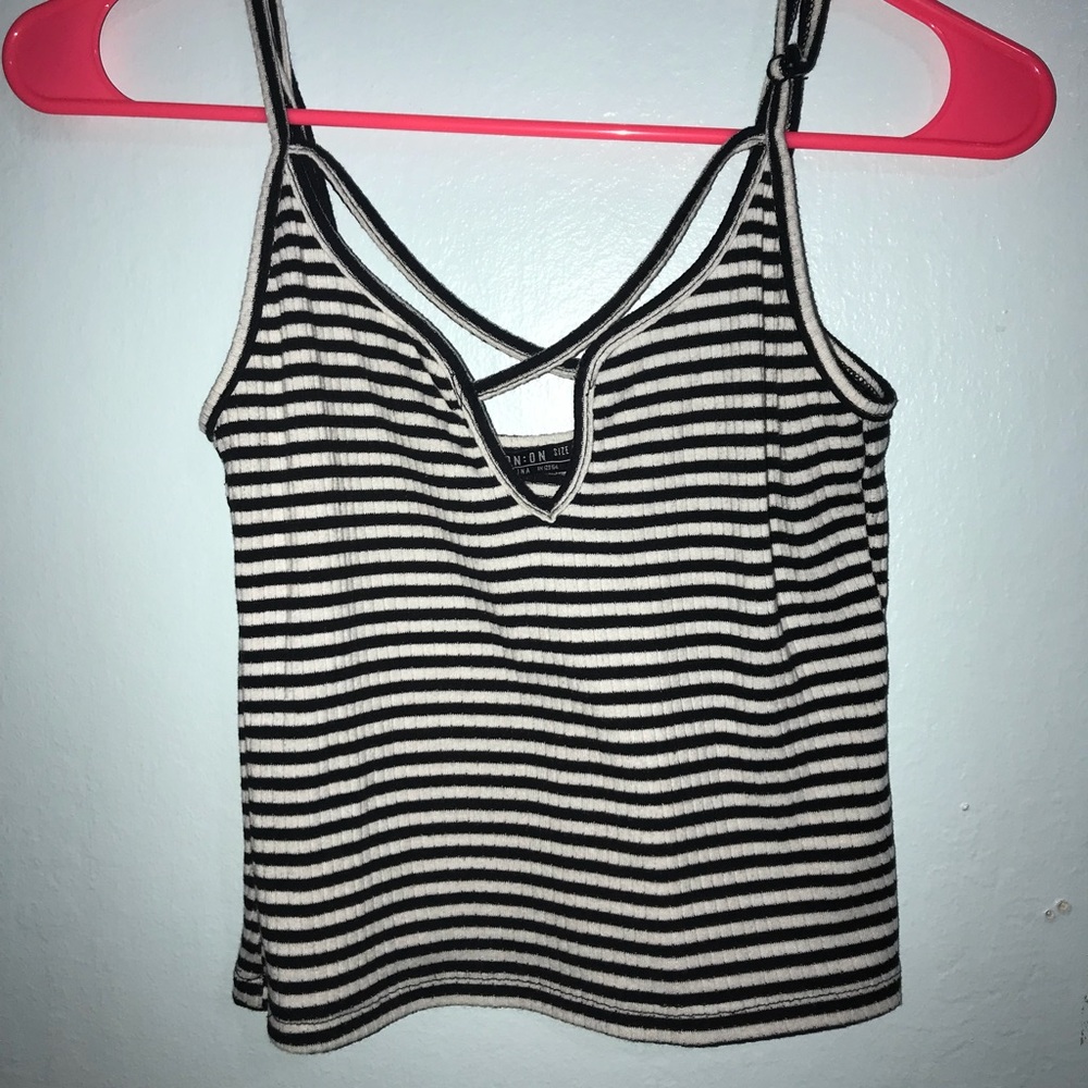 b&w cotton on tank top